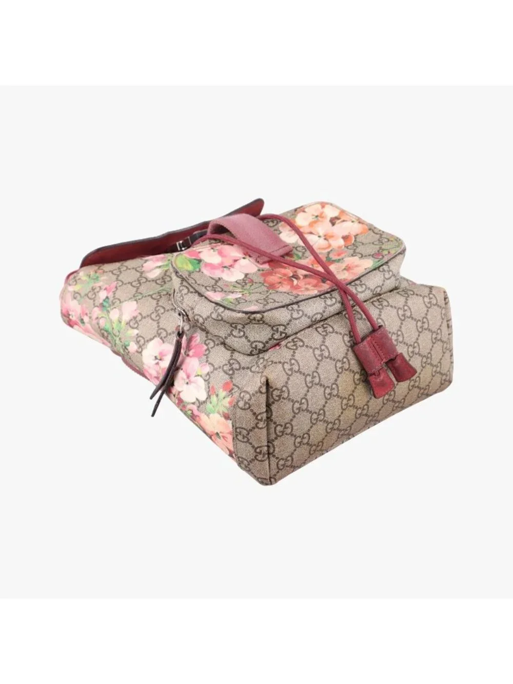 Gucci GG Blooms Beige Multicolor Backpack